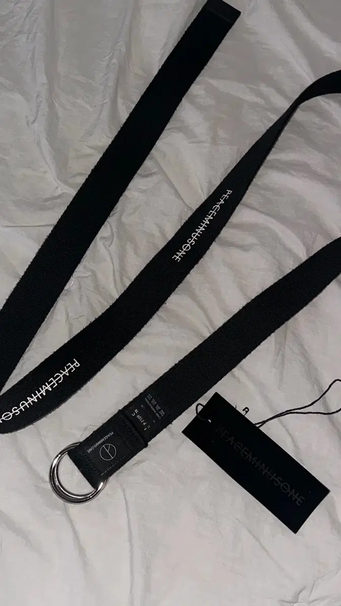 小物 peaceminusone O-RING BELT PEACEMINUSONE O-RING BELT #2 BLACK おまけ付